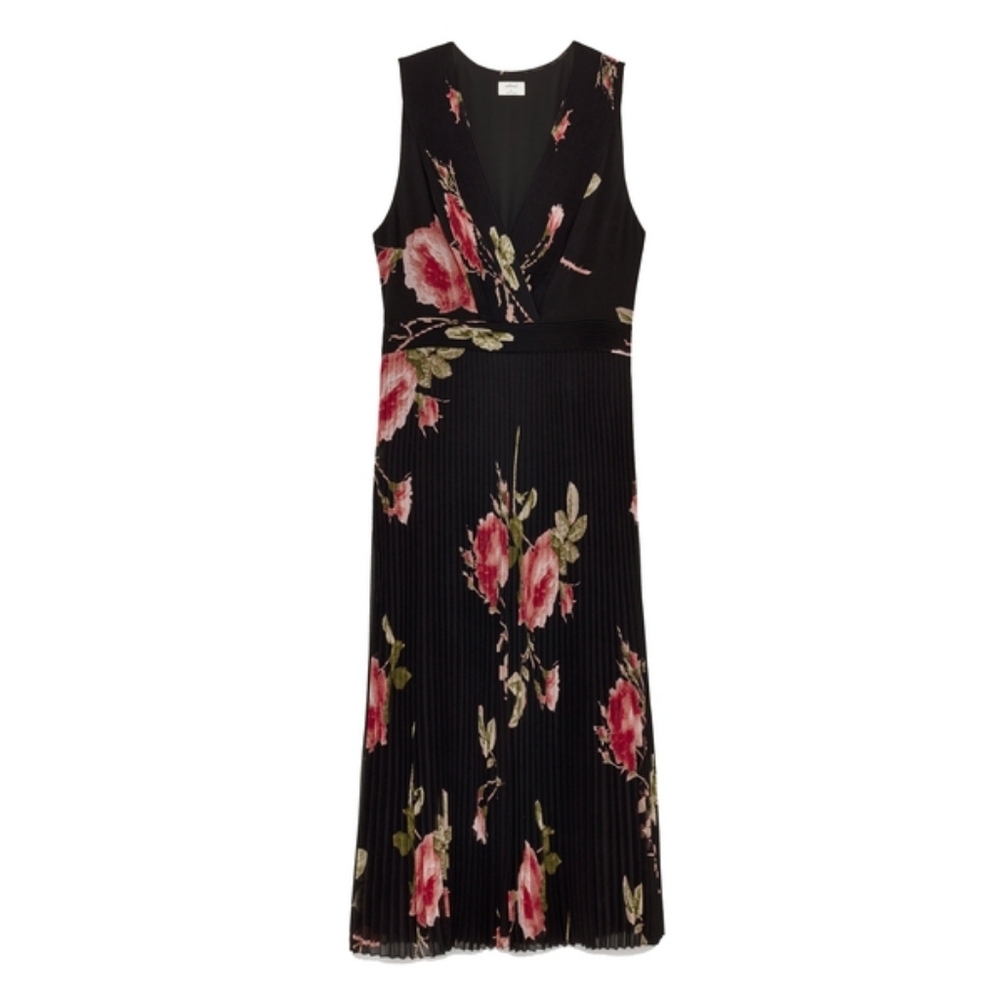 Wilfred Julianne dress. Black/floral. Sz.2.